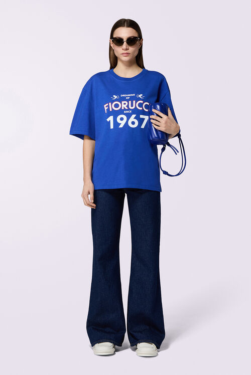 Wide Leg Jeans Deep Blue
