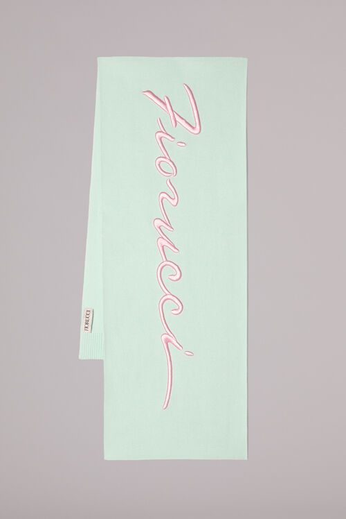 Squiggle Logo Scarf Green