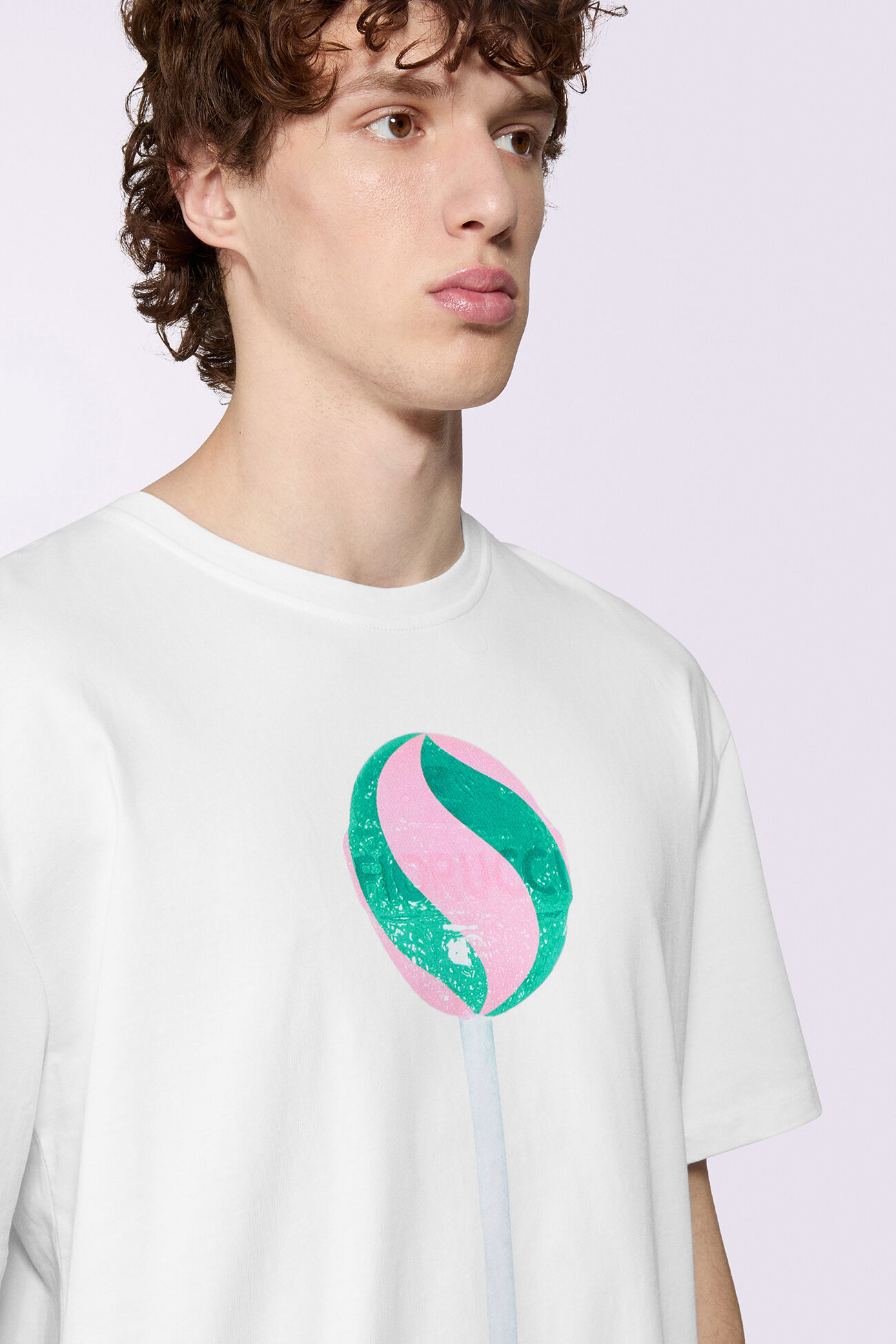 Unisex Lollipop Graphic T-Shirt White