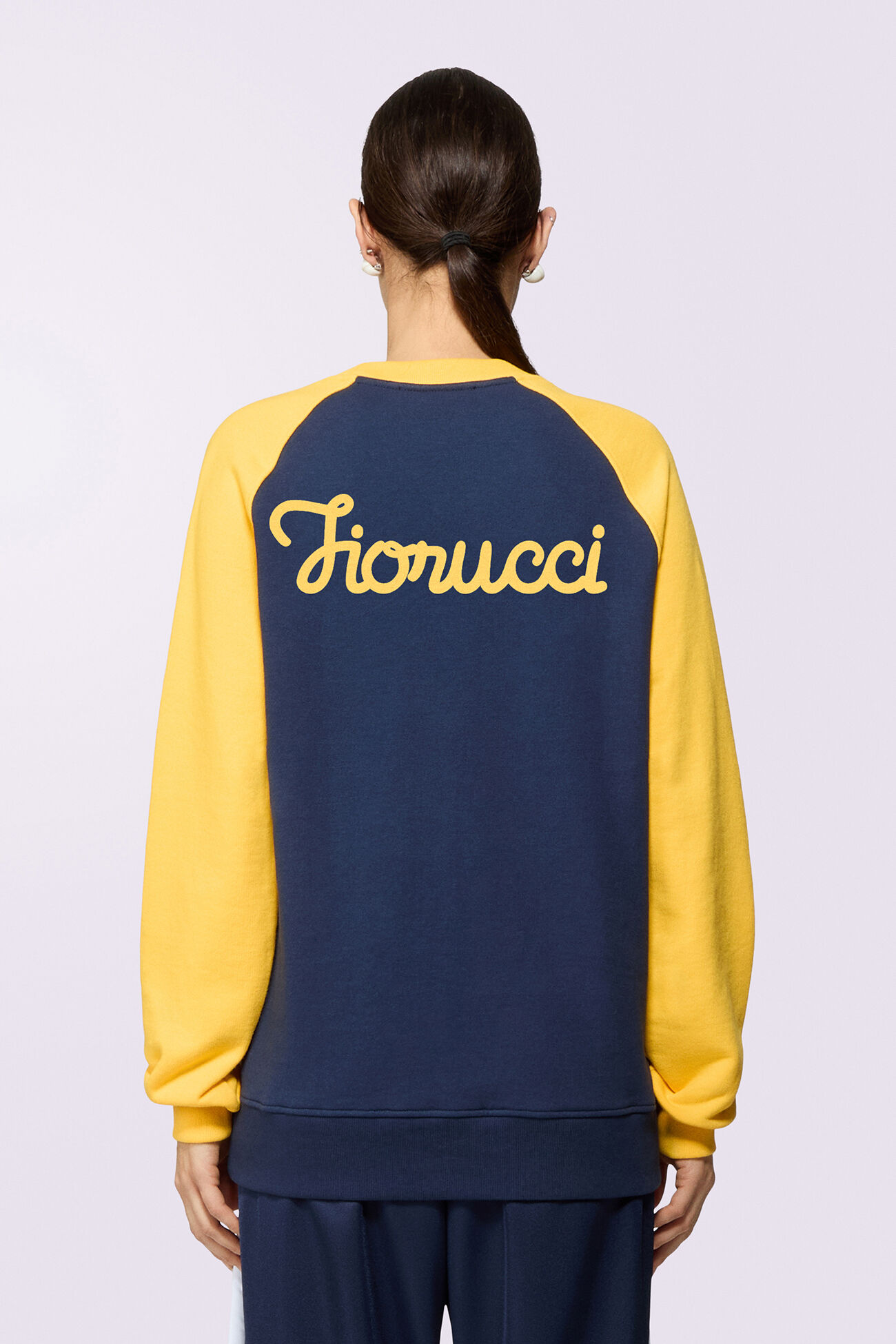 Logo Raglan Sweatshirt Navy
