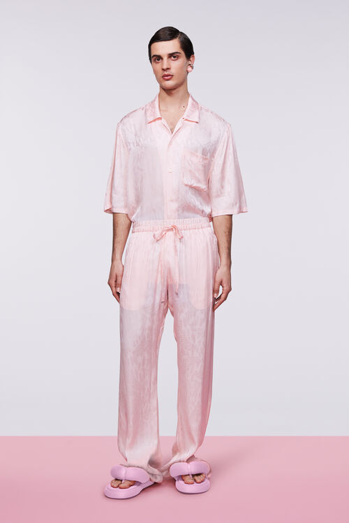 Banimalier Jacquard Trousers Pink