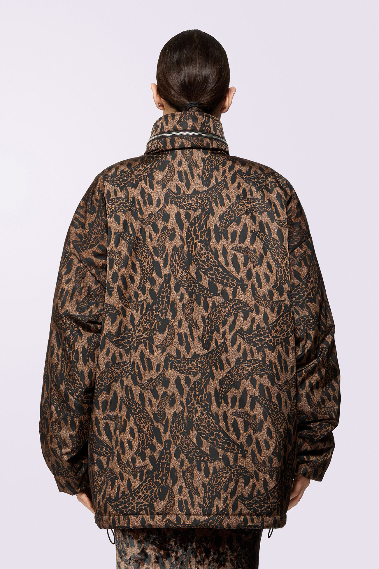 Banimalier Nylon Jacket Brown