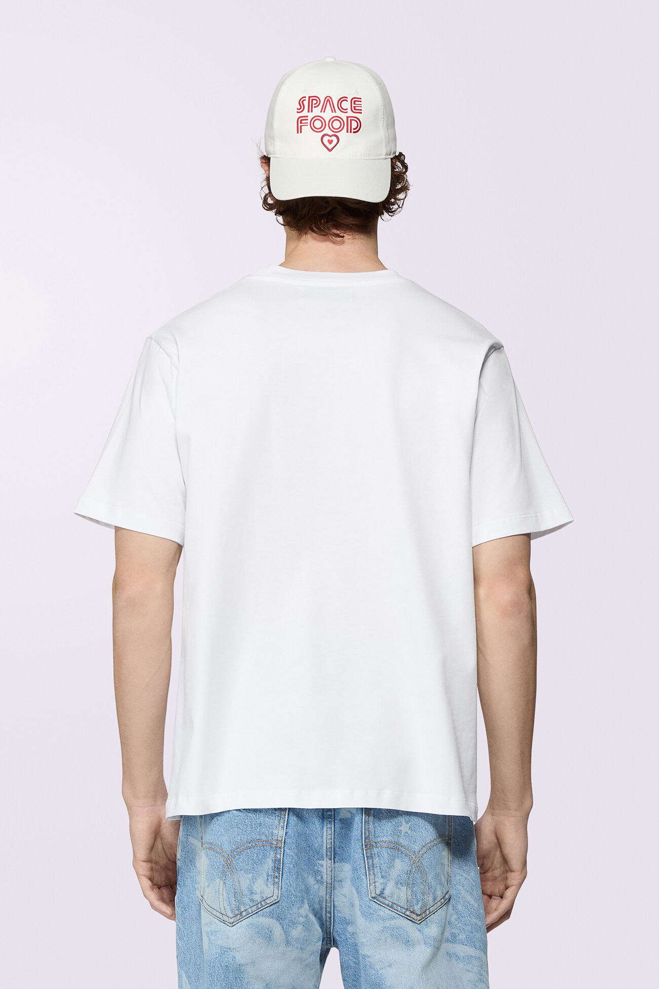 Unisex Cursive Logo T-Shirt White