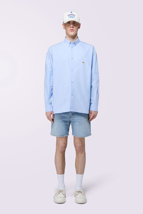Angels Patch Shirt Blue