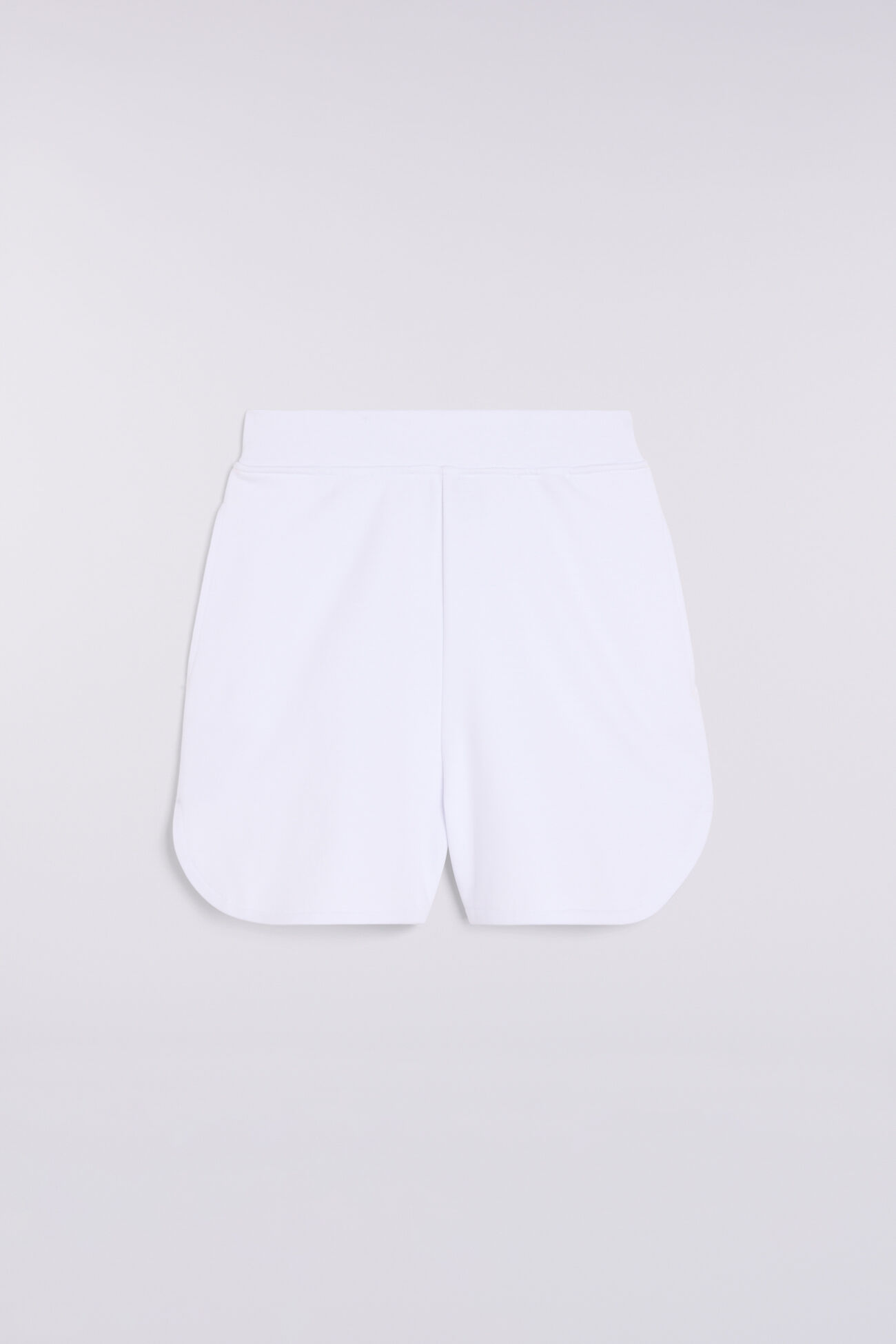 Unisex Embroidered Shorts White