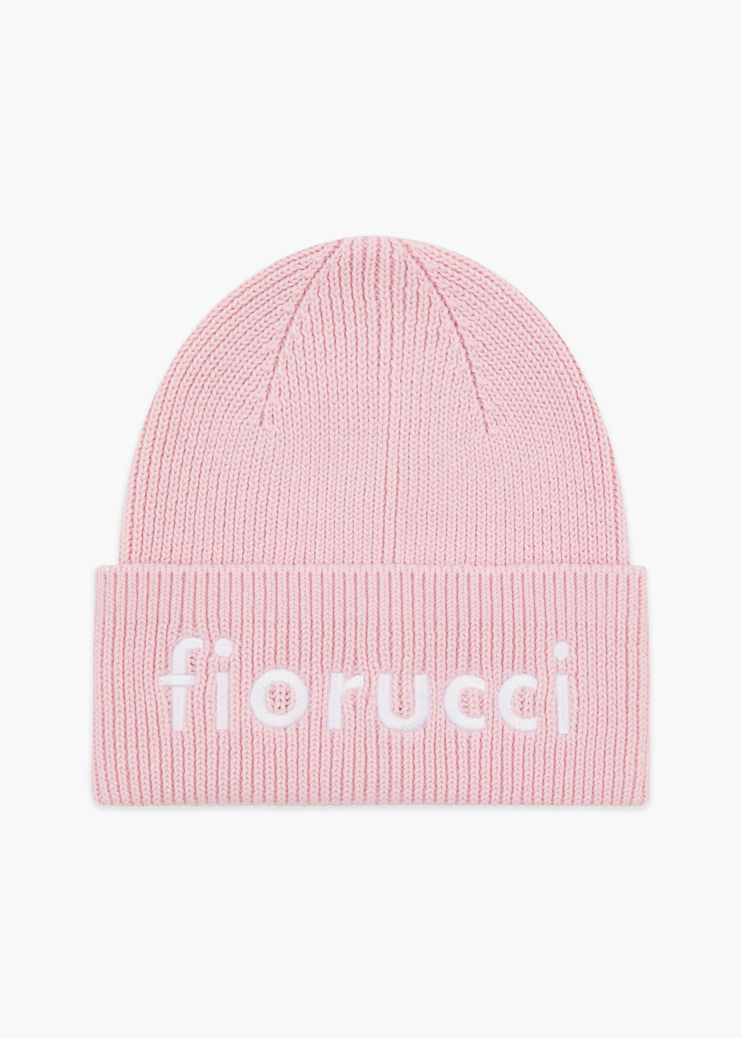 Embroidered Logo Beanie Pink