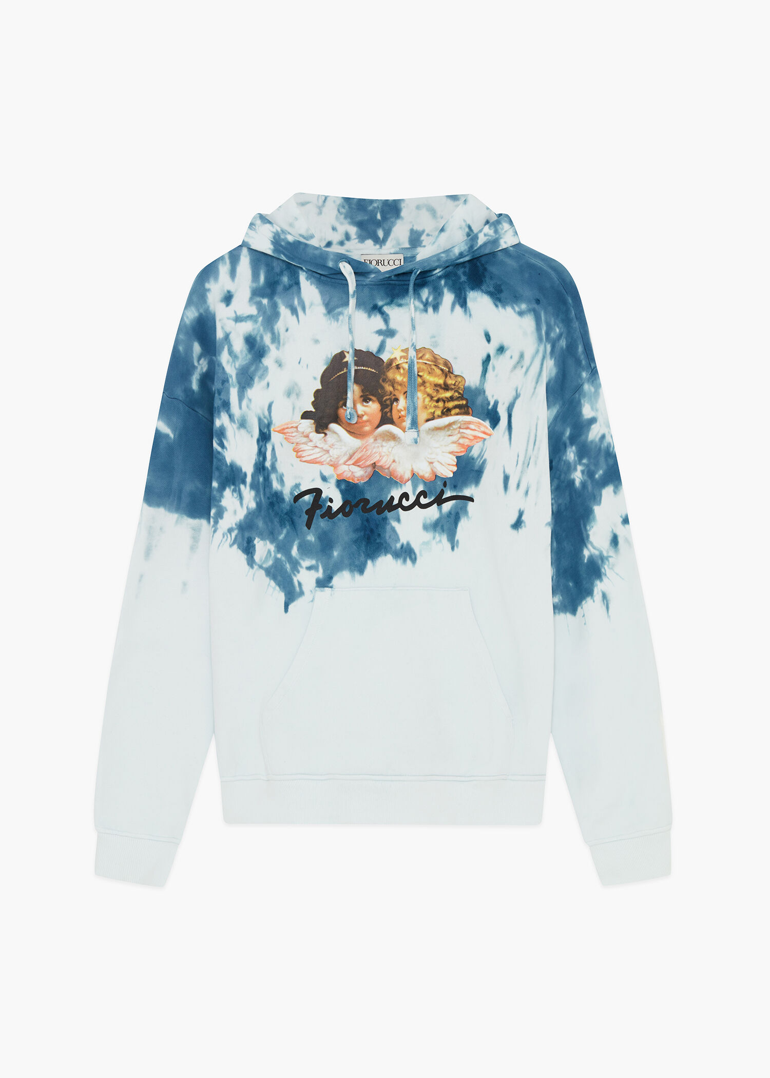 Ombre Angels Hoodie Blue