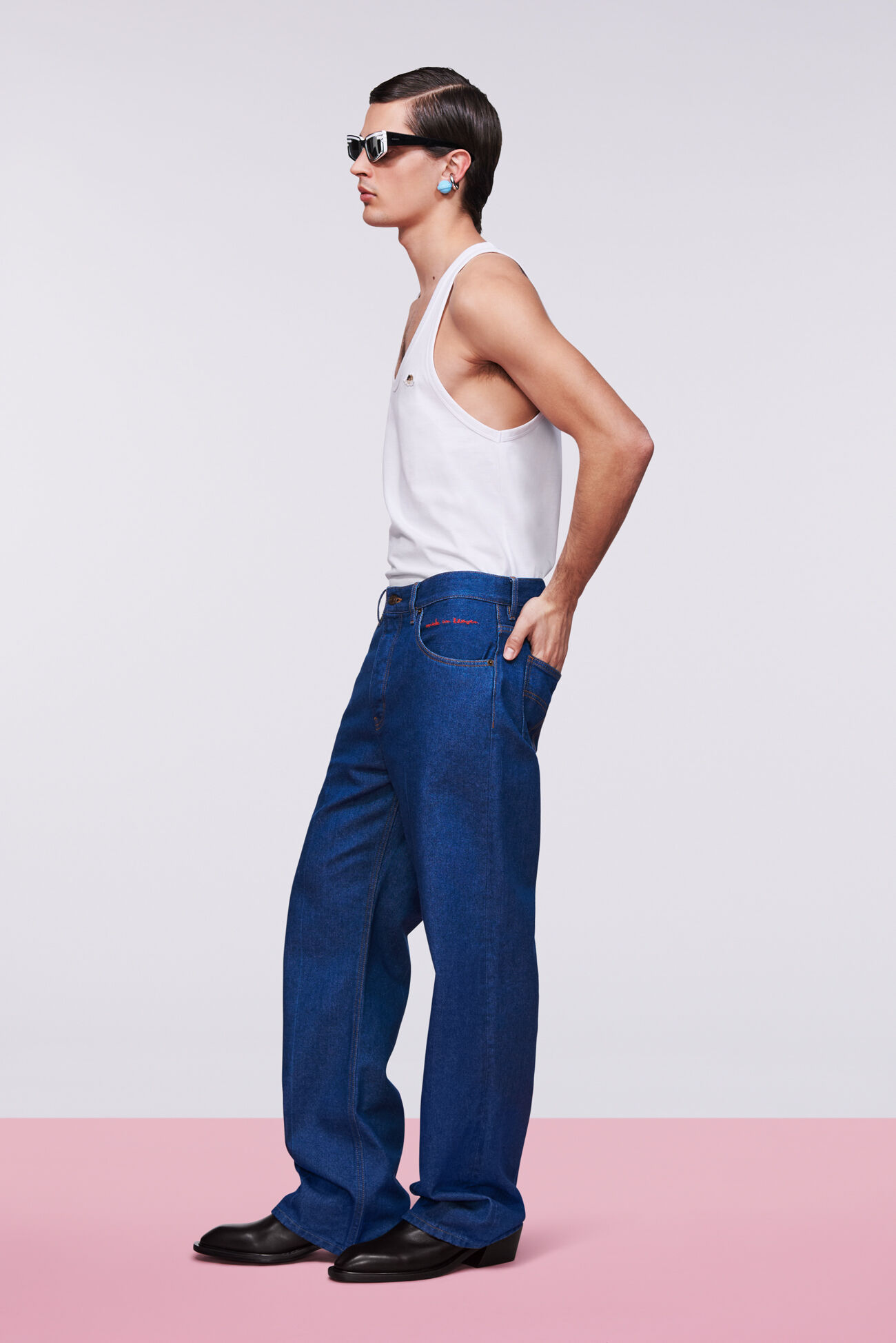 Patch Jeans Blue