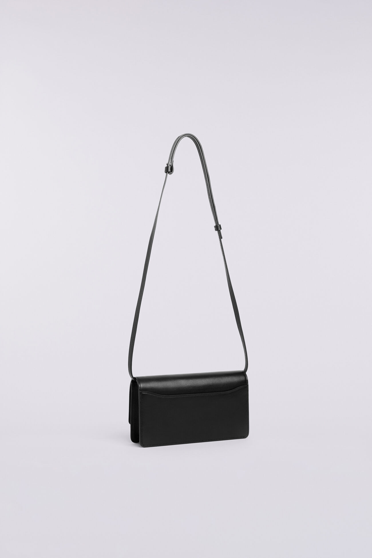 Melted Leather Bag Black
