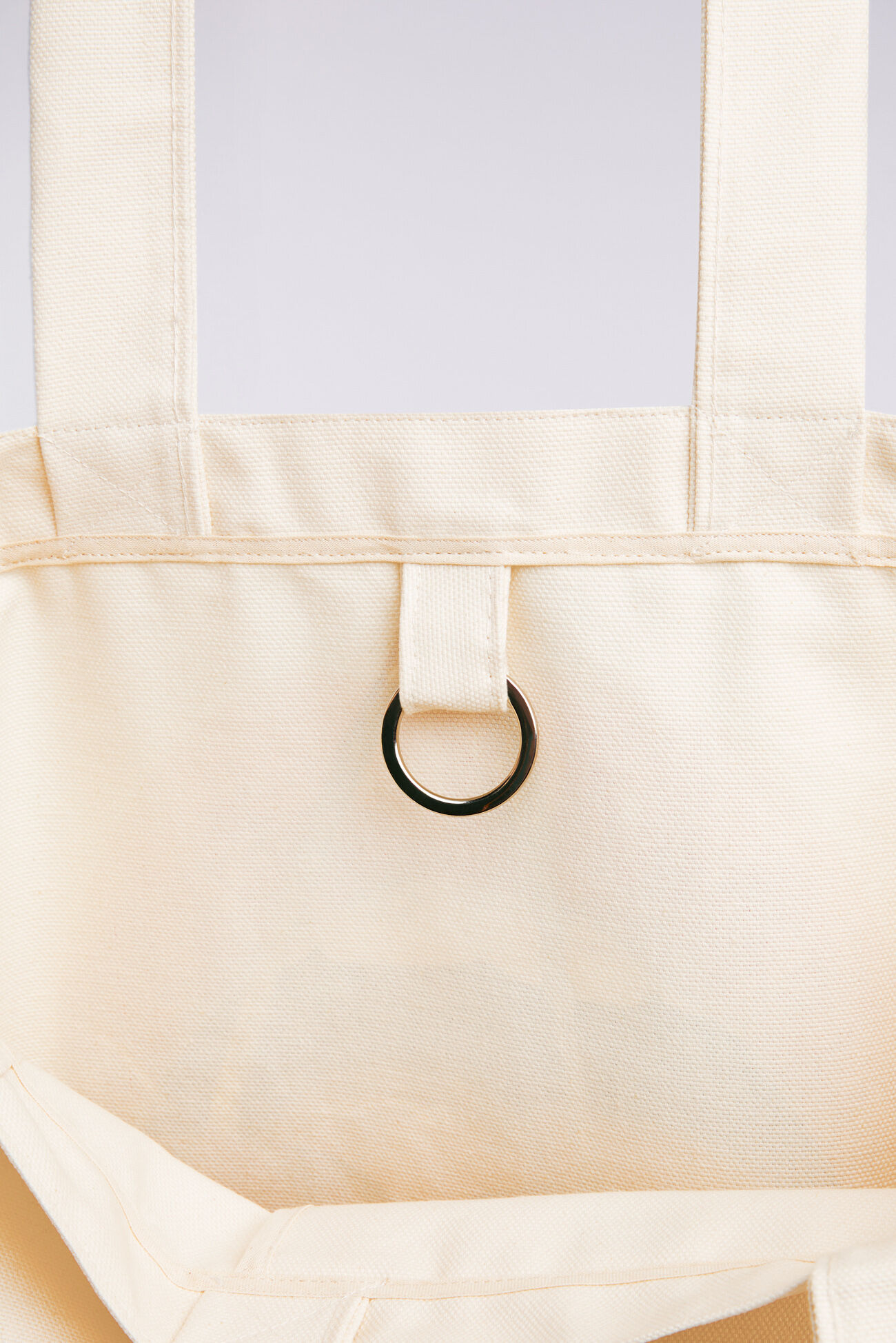Cherry Mouth Graphic Tote Bag White
