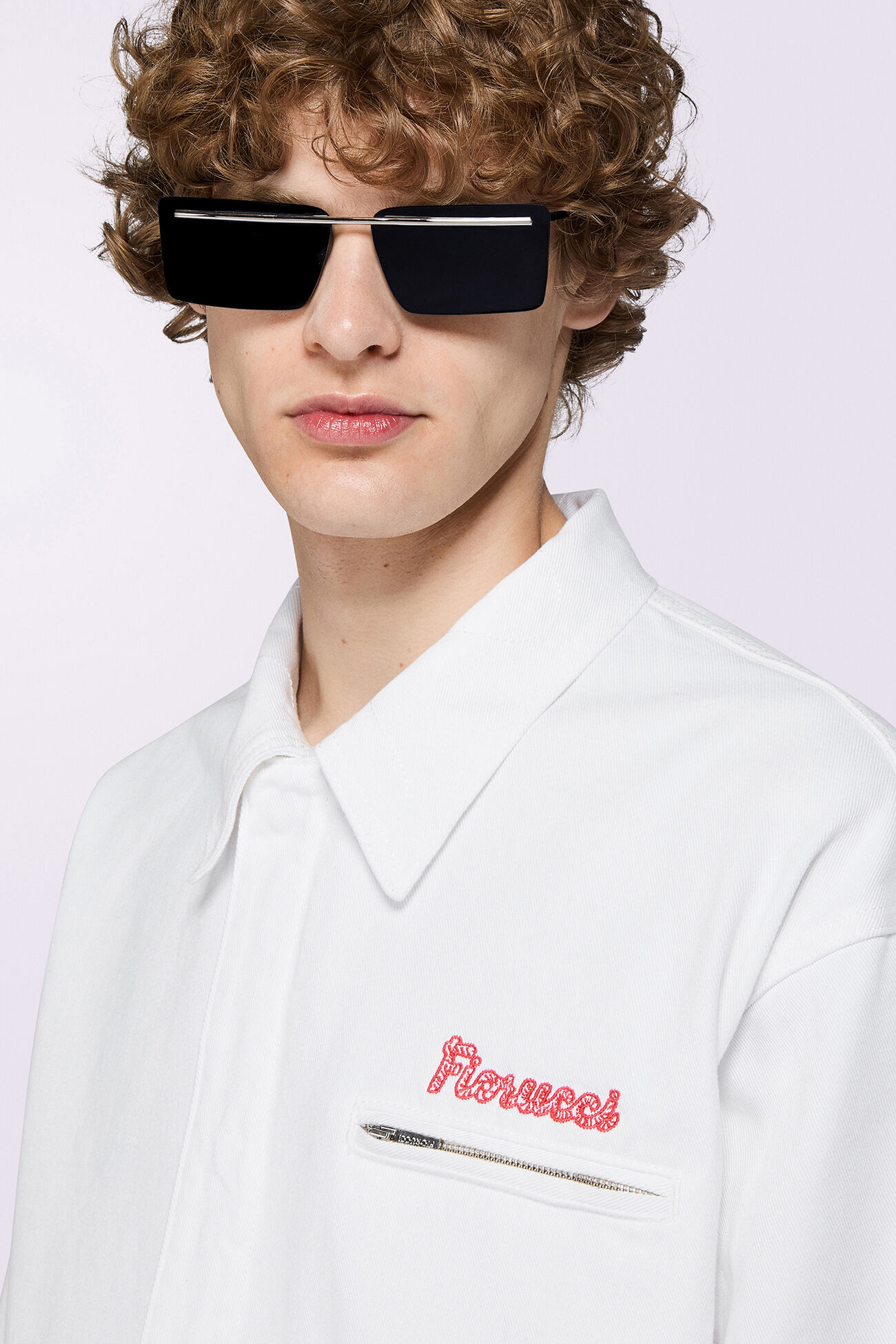 Candy Logo Jacket White