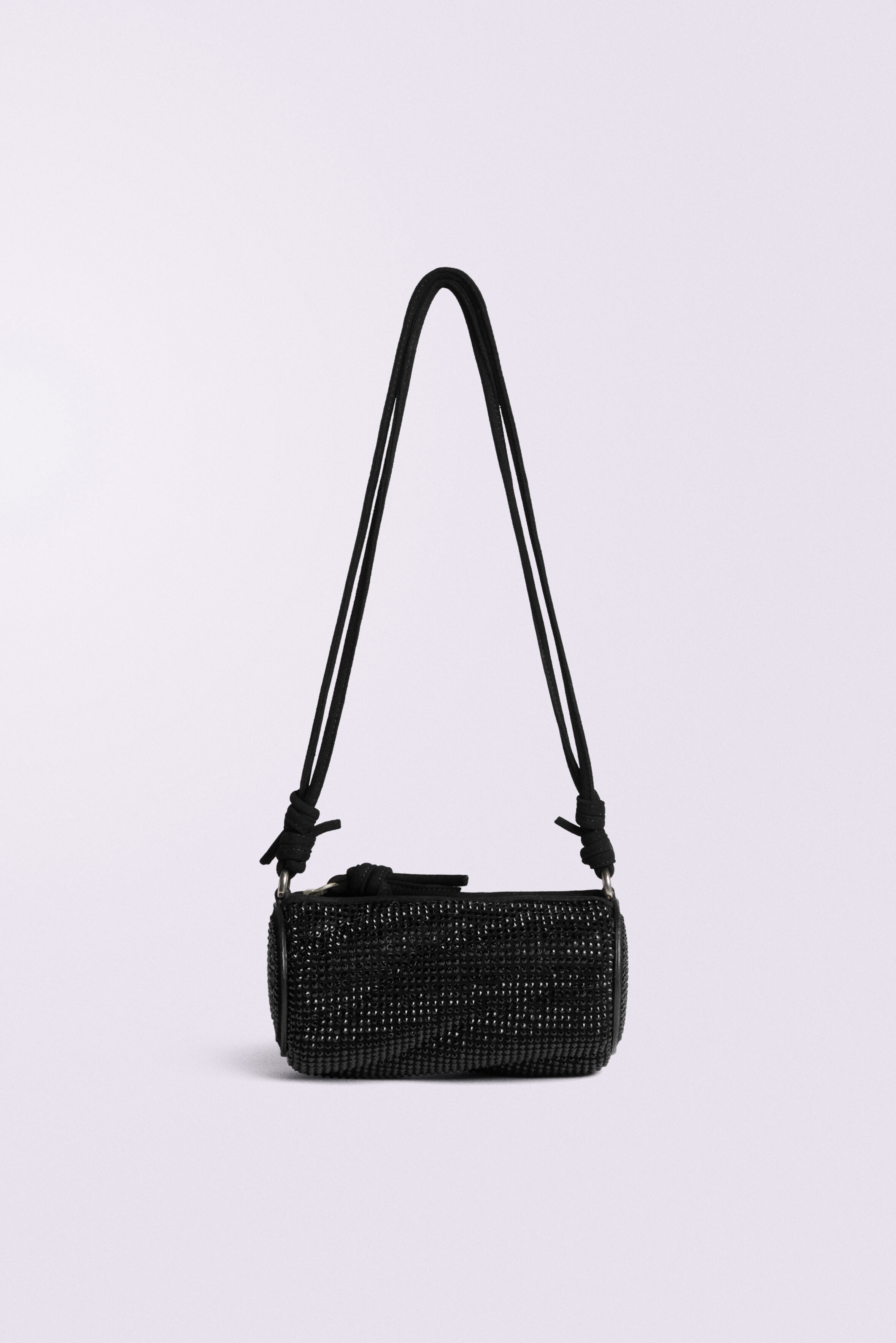 Mella Rhinestone Micro Bag Black