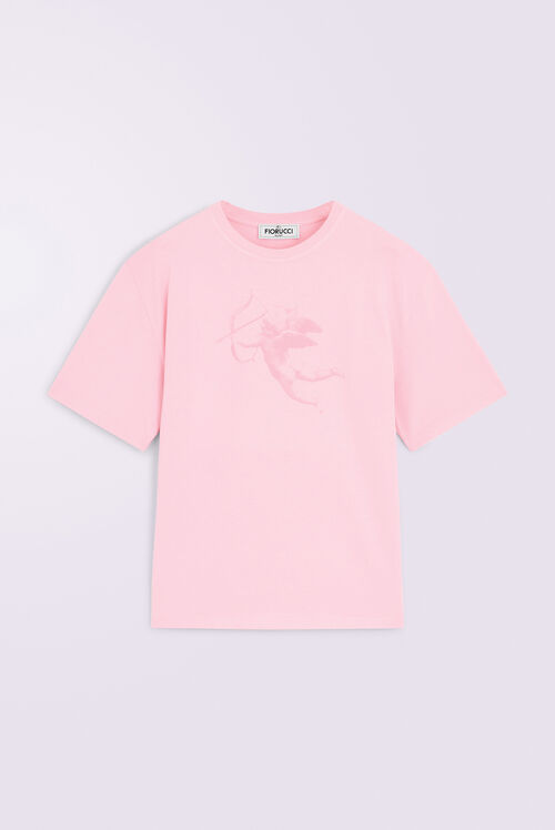 Unisex Cupid Graphic T-Shirt Pink