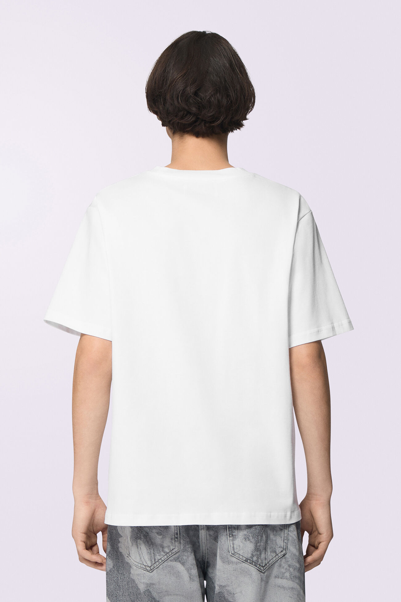 Unisex Logo Patch T-Shirt White