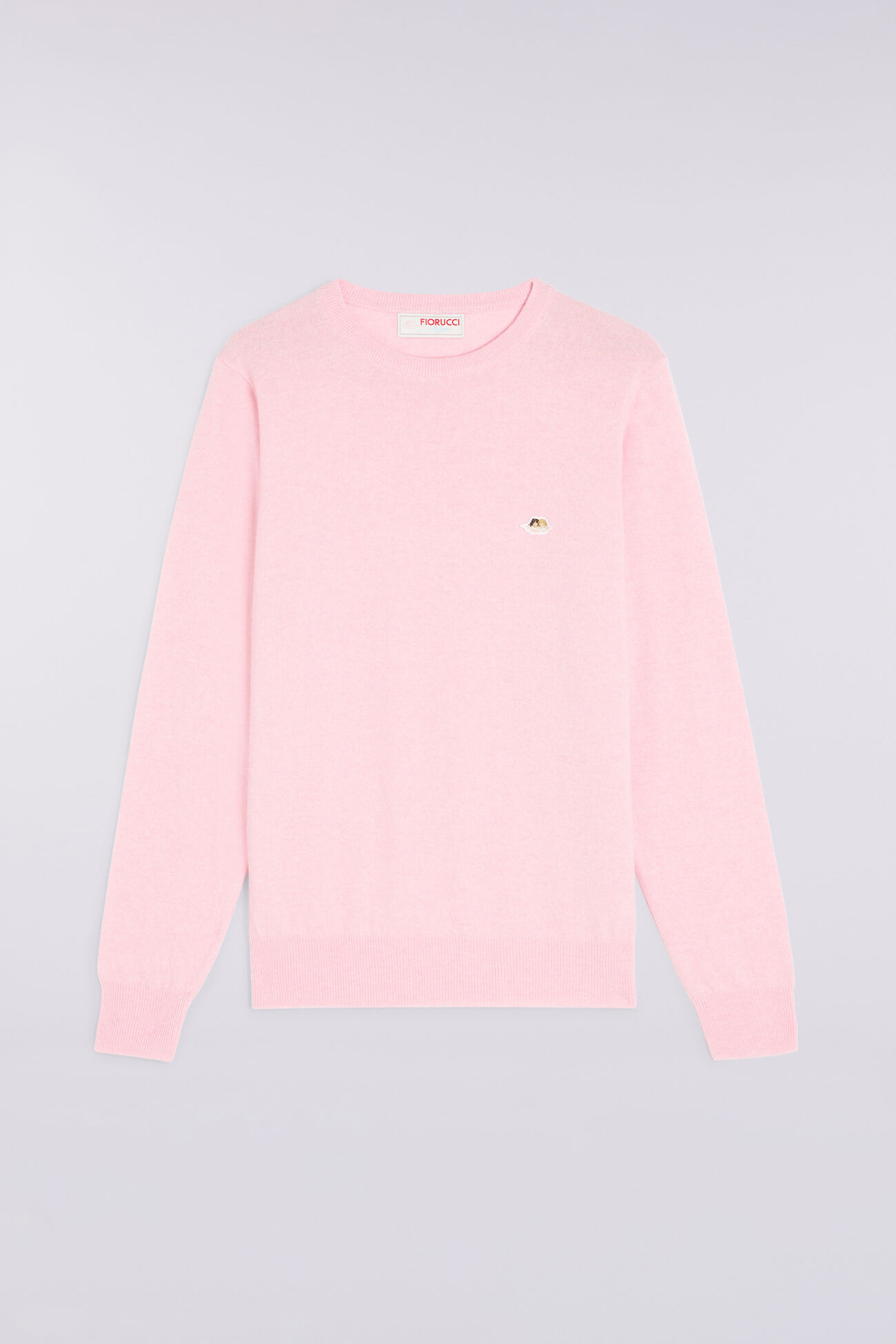 Angels Patch Knit Jumper Pink