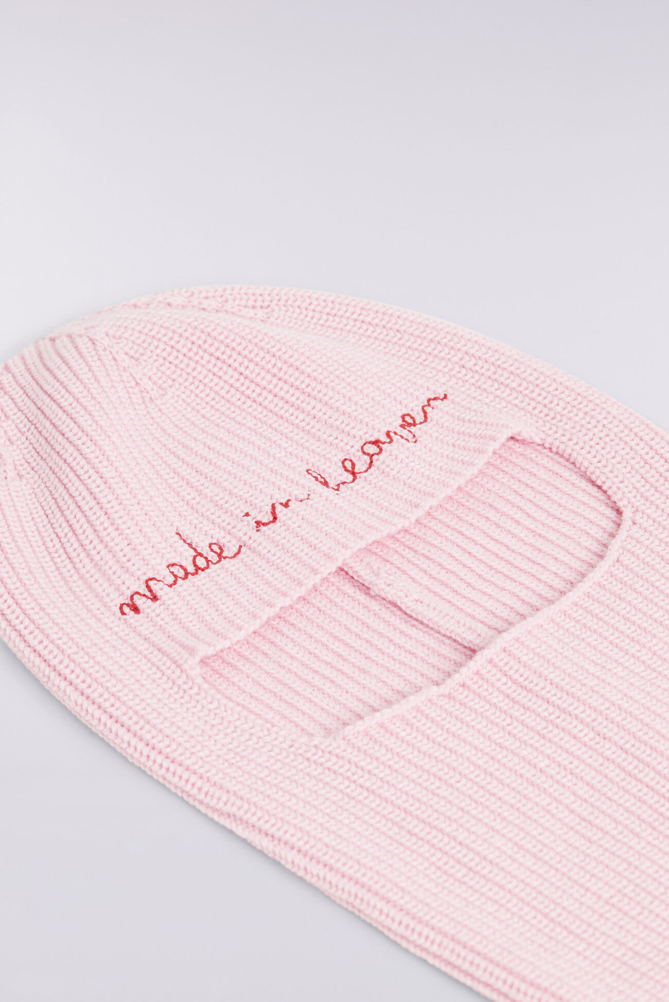Embroidered Balaklava Pink