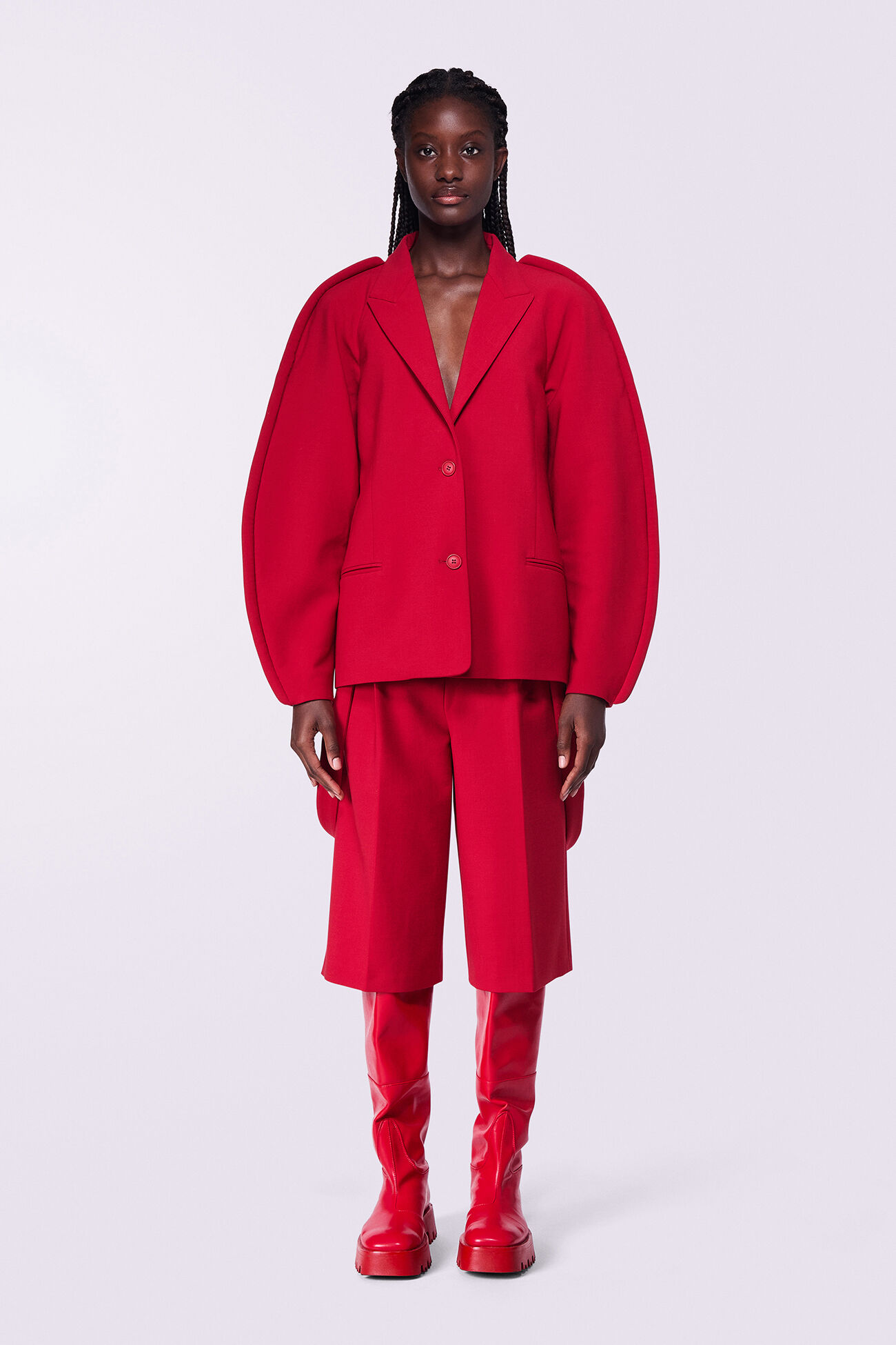 Puff Blazer Red