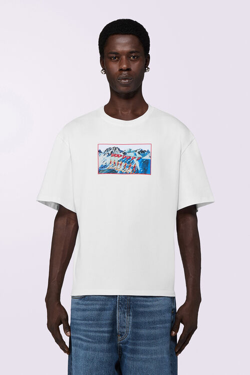 Winter Waterskiing Boxy T-Shirt White