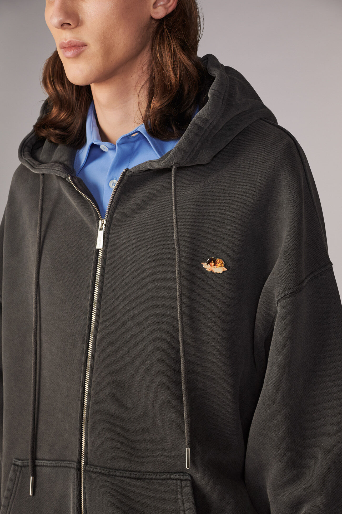 Icon Angels Plaque Hoodie Black