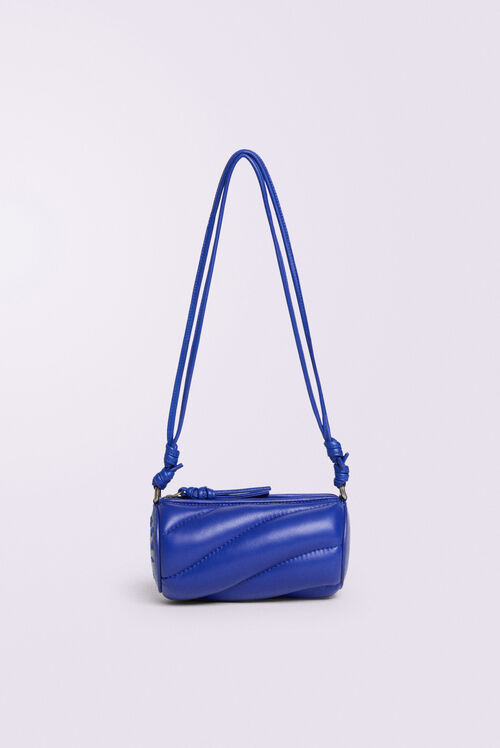 Mella Leather Micro Bag Blue