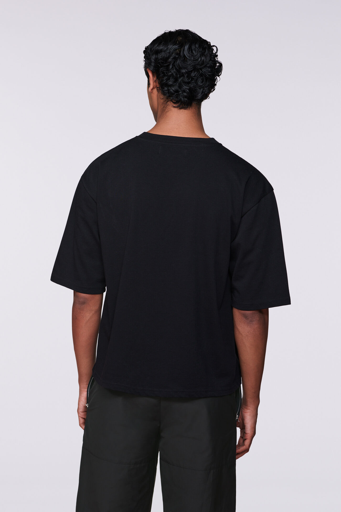 Cherry Mouth Graphic T-Shirt Black