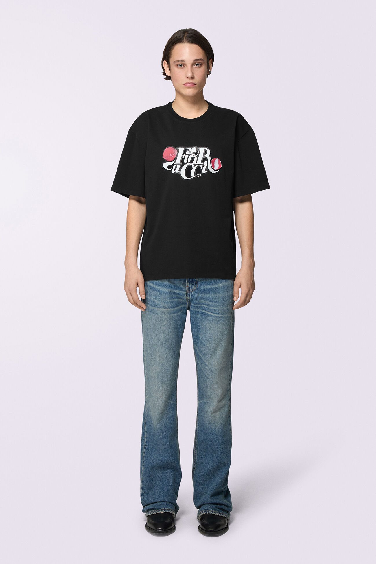 Unisex Lollipop Logo T-Shirt Black