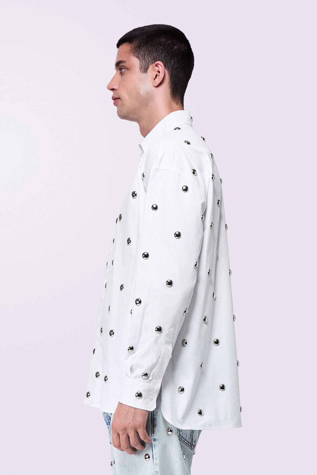 Stud Shirt White