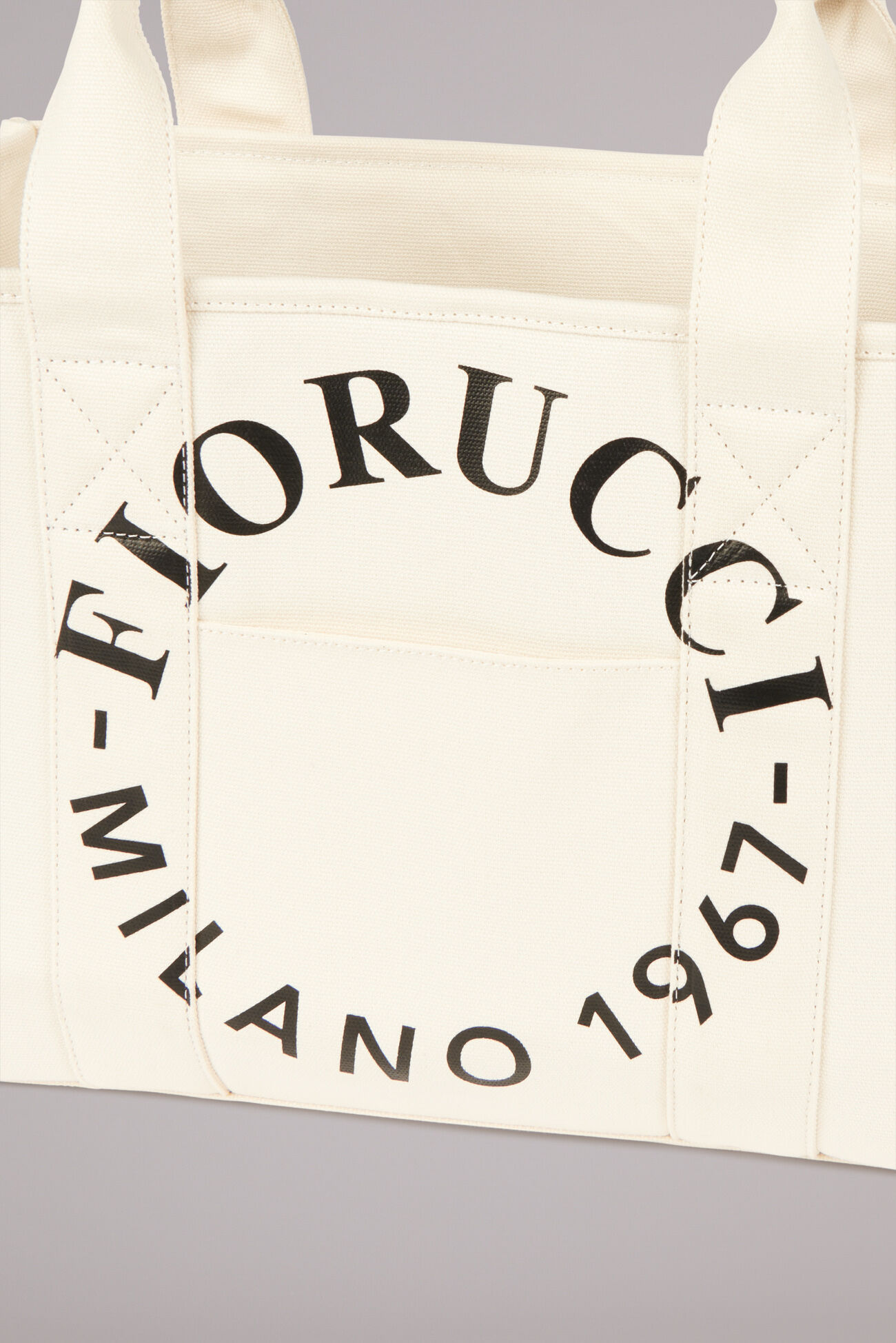 Milano Stamp Handbag Off White