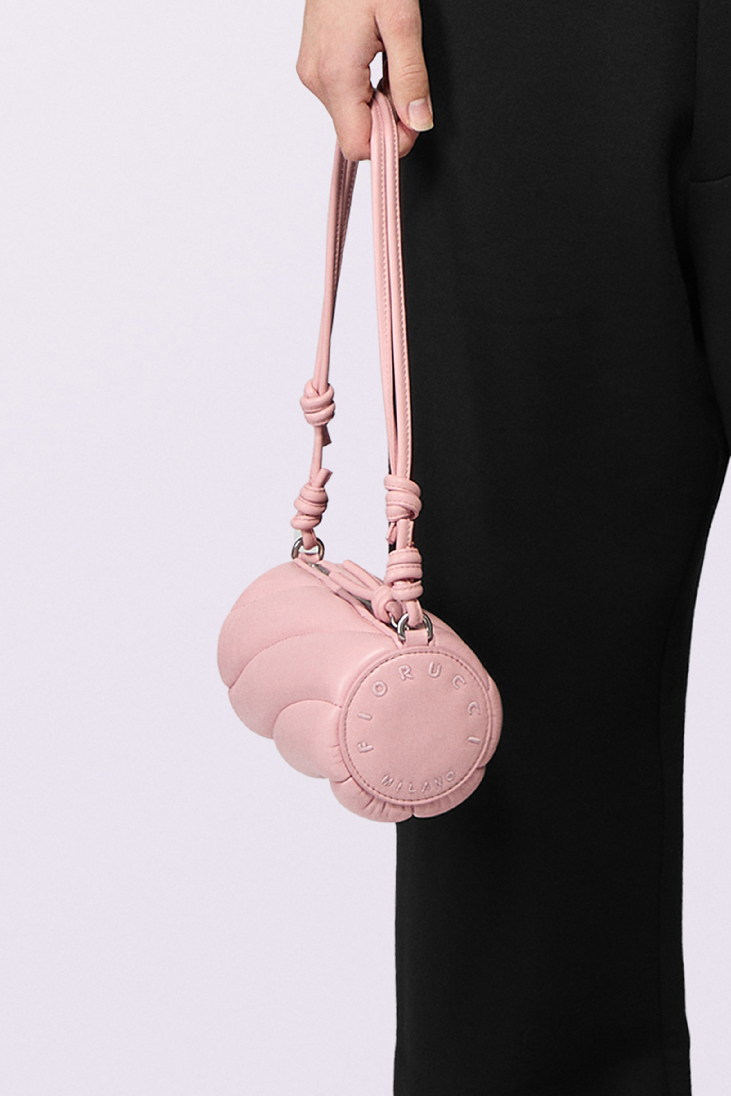 Mella Leather Mini Bag Pink