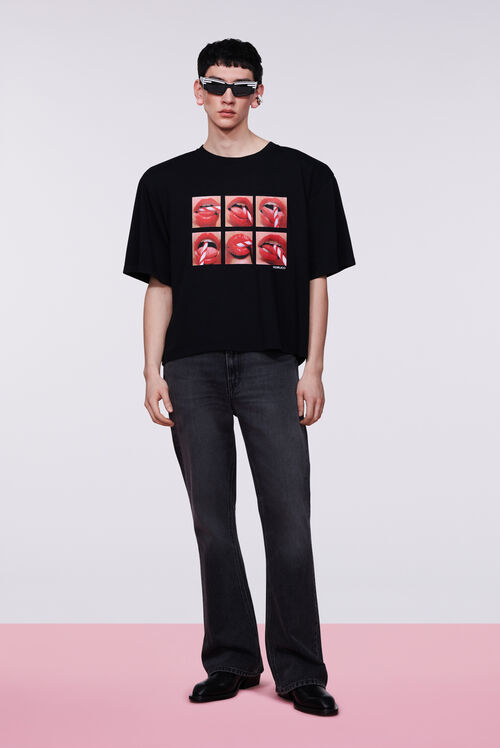 Mouth Graphic T-Shirt Black