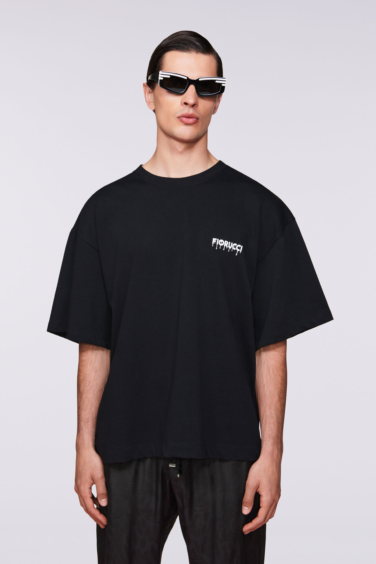 Melted Logo T-Shirt Black