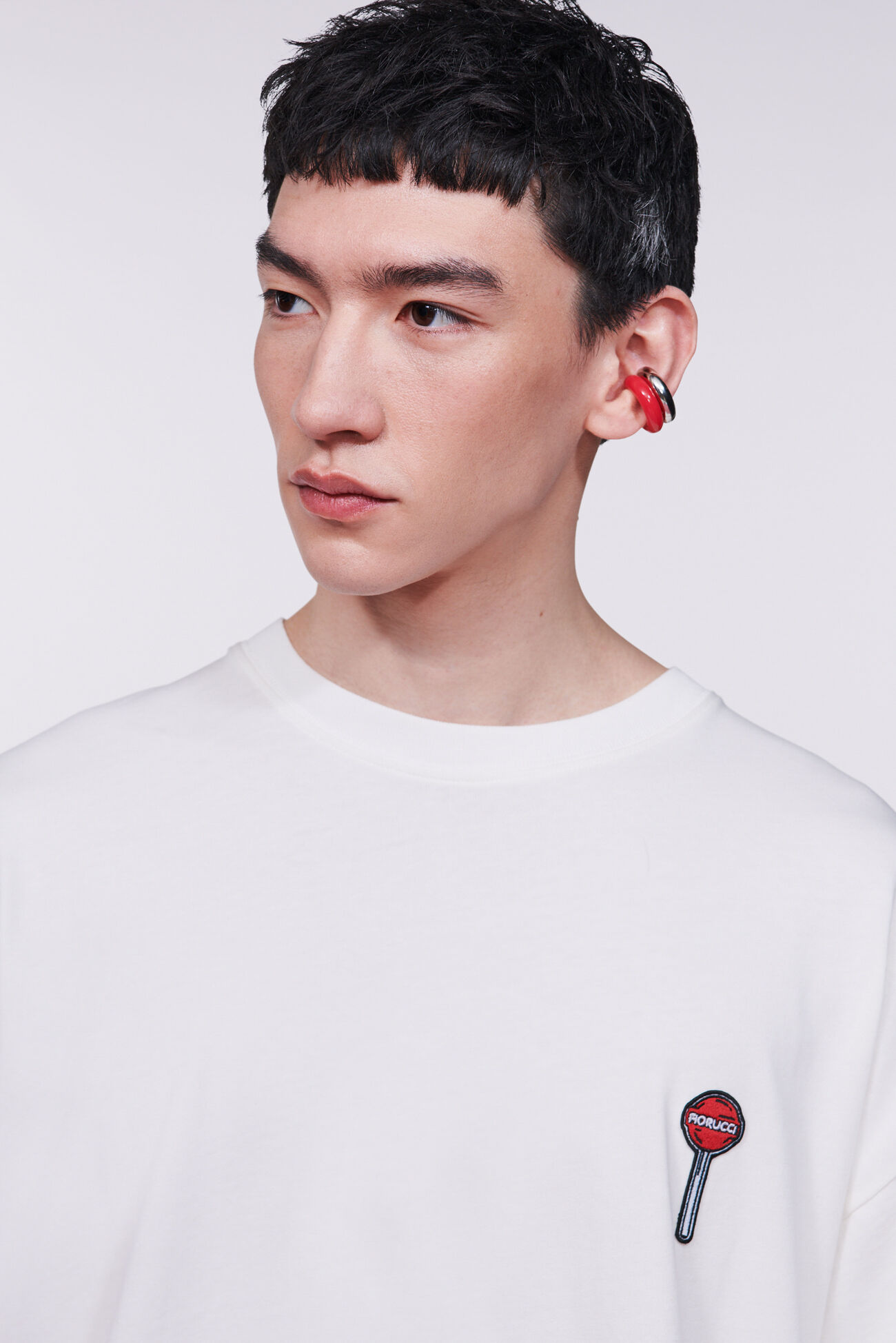 Lollipop Patch T-Shirt White