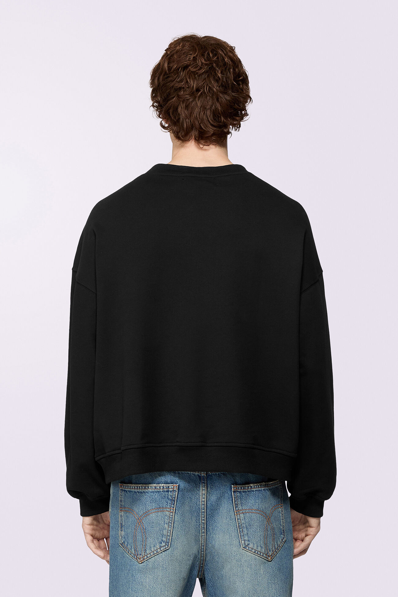 Unisex Angels Patch Sweatshirt Black