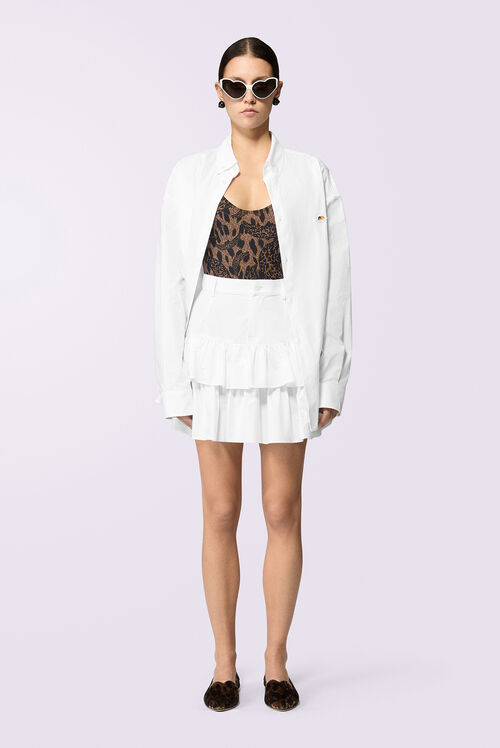 Kissing Angels Mini Skirt White