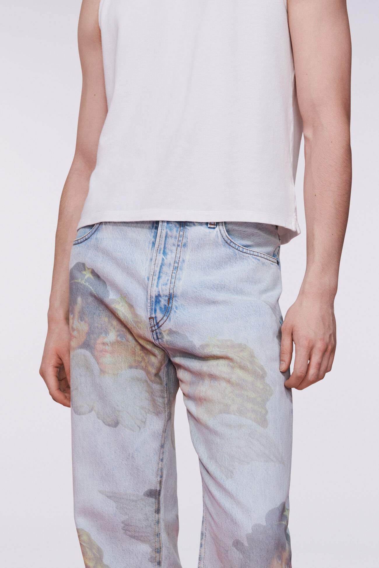 Angels Regular Fit Jeans Bleach Blue