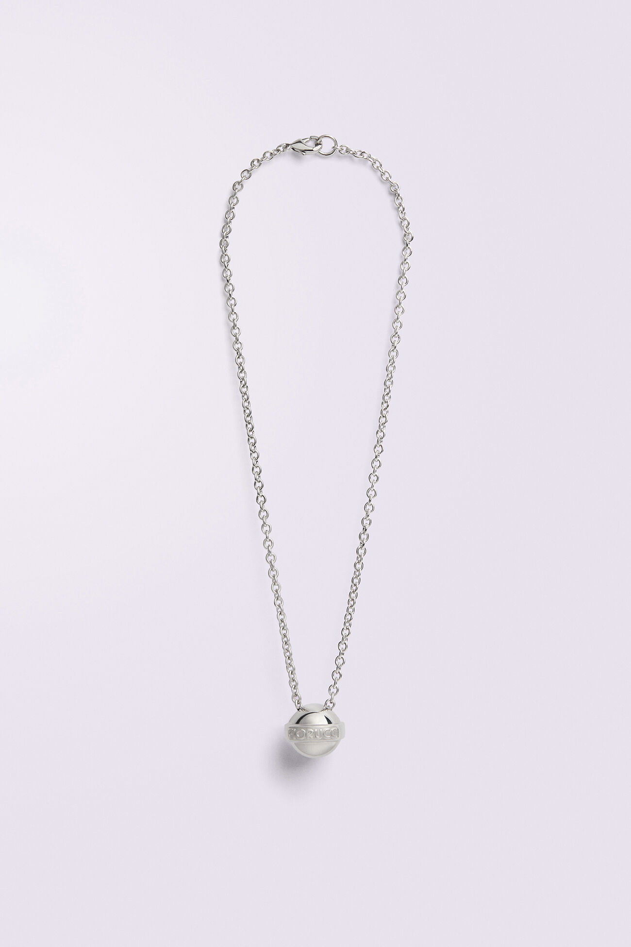 Lollipop Necklace Silver