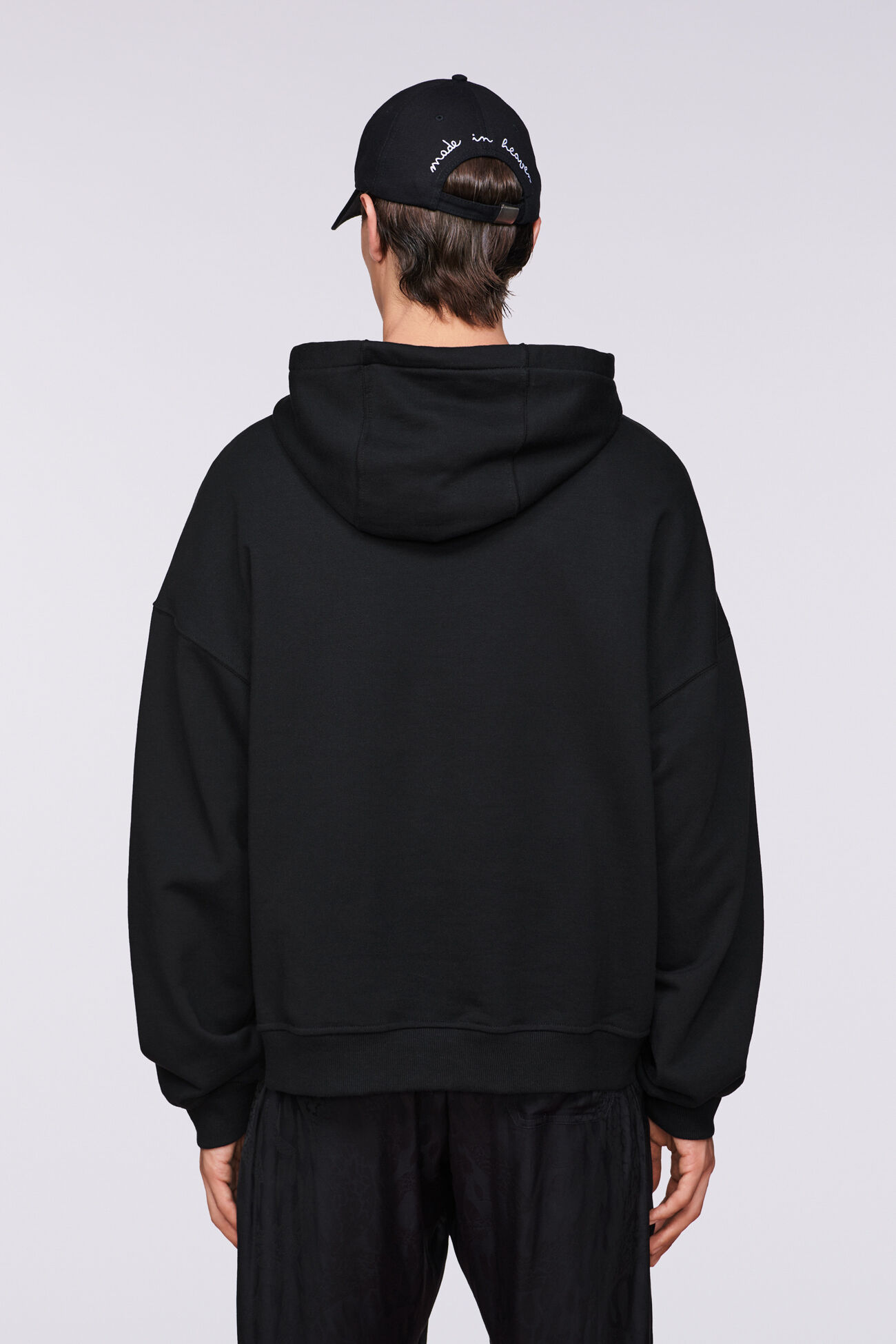 Unisex Melted Logo Hoodie Black