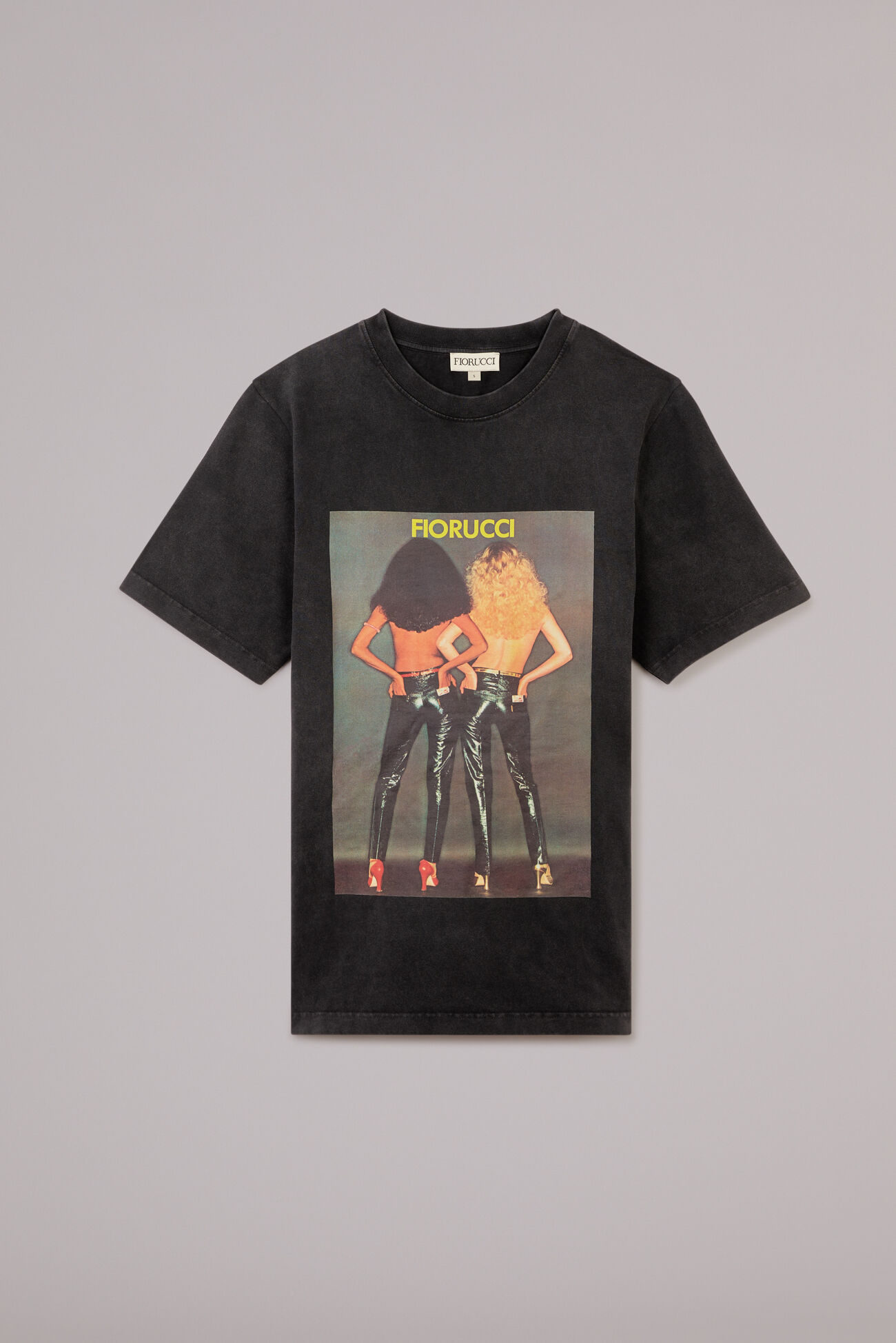 Vinyl Girls Graphic T-Shirt Black