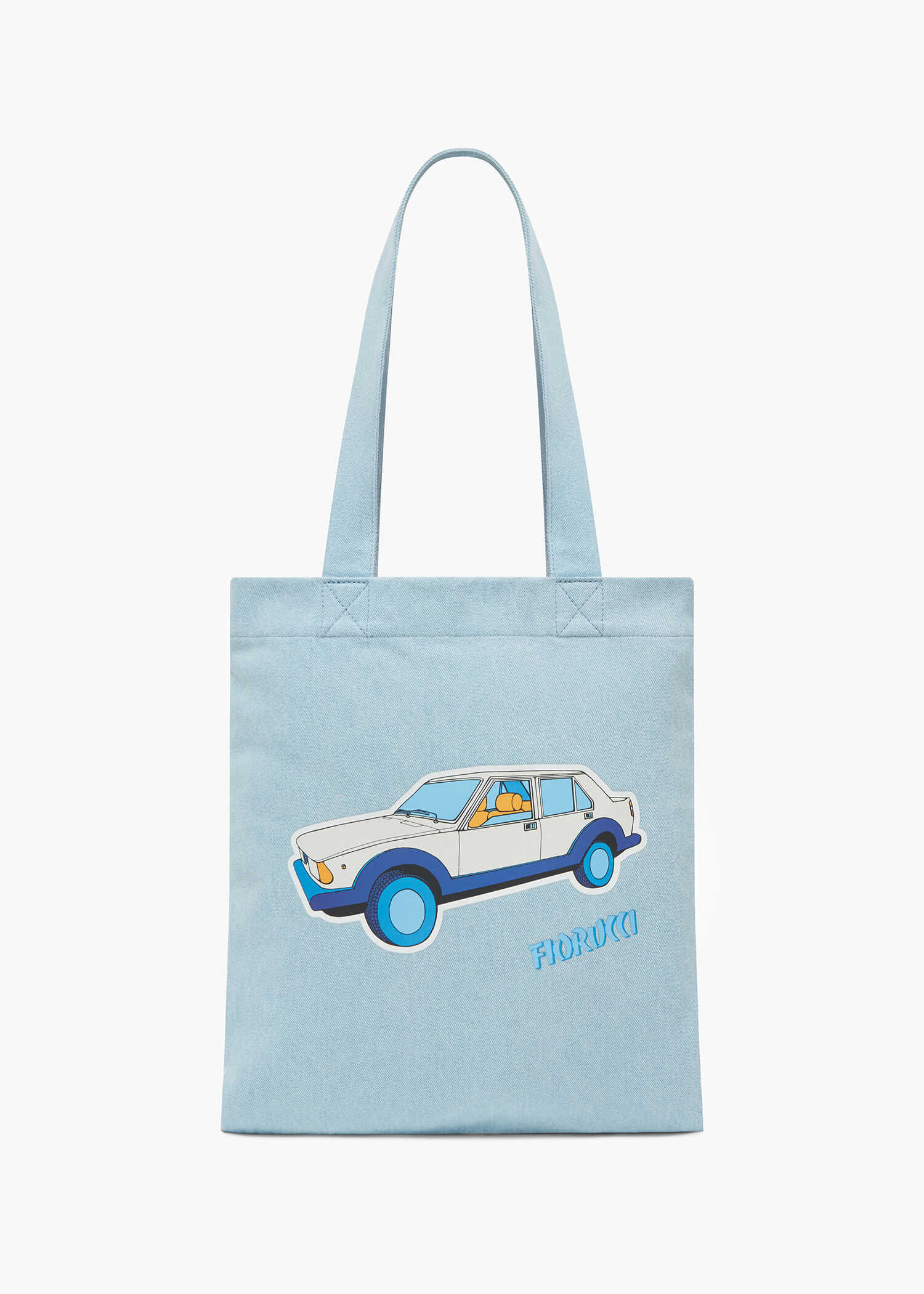Car Tote Bag Blue