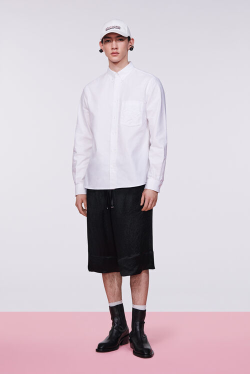 Embroidered Angels Shirt White