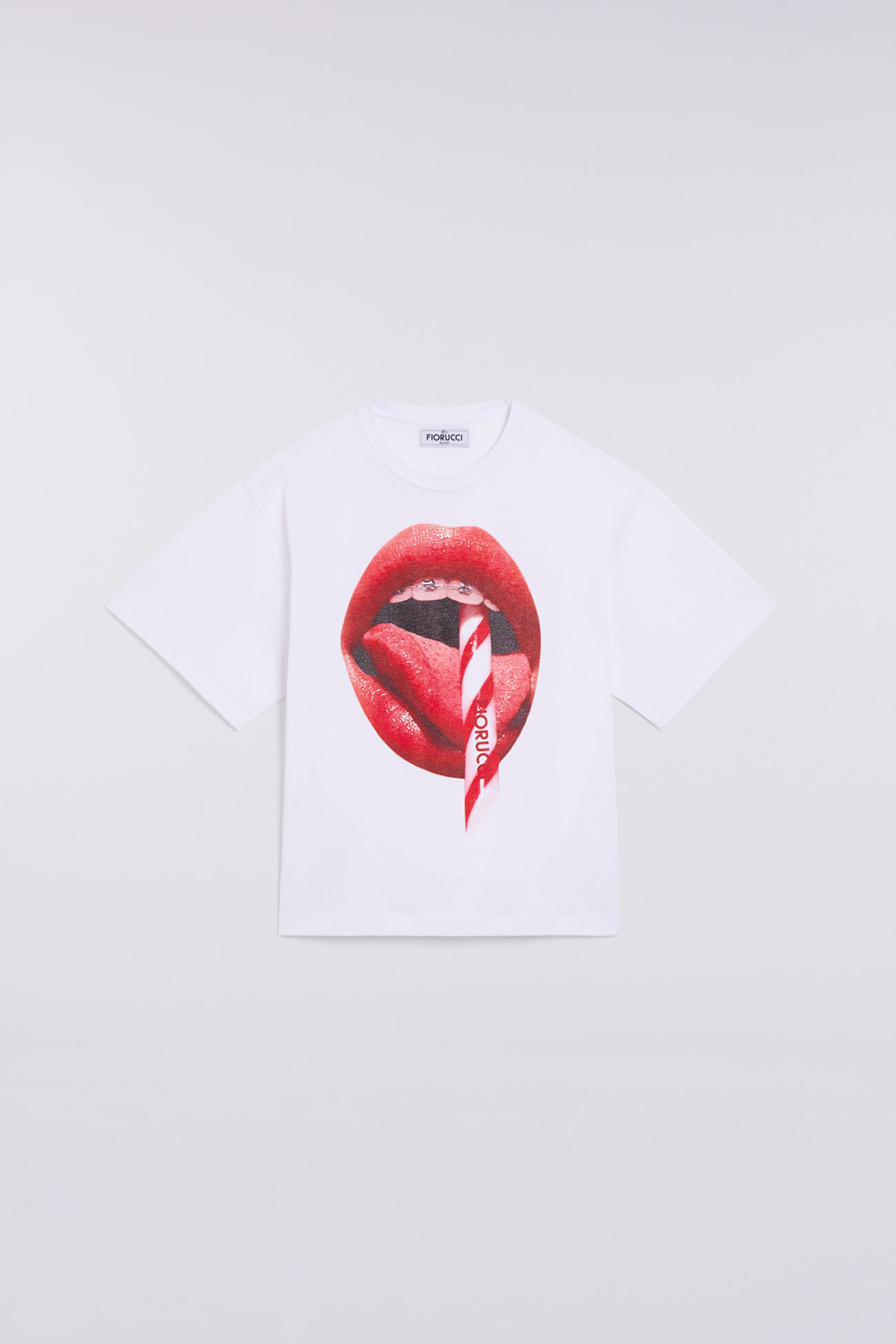 Mouth Graphic T-Shirt White