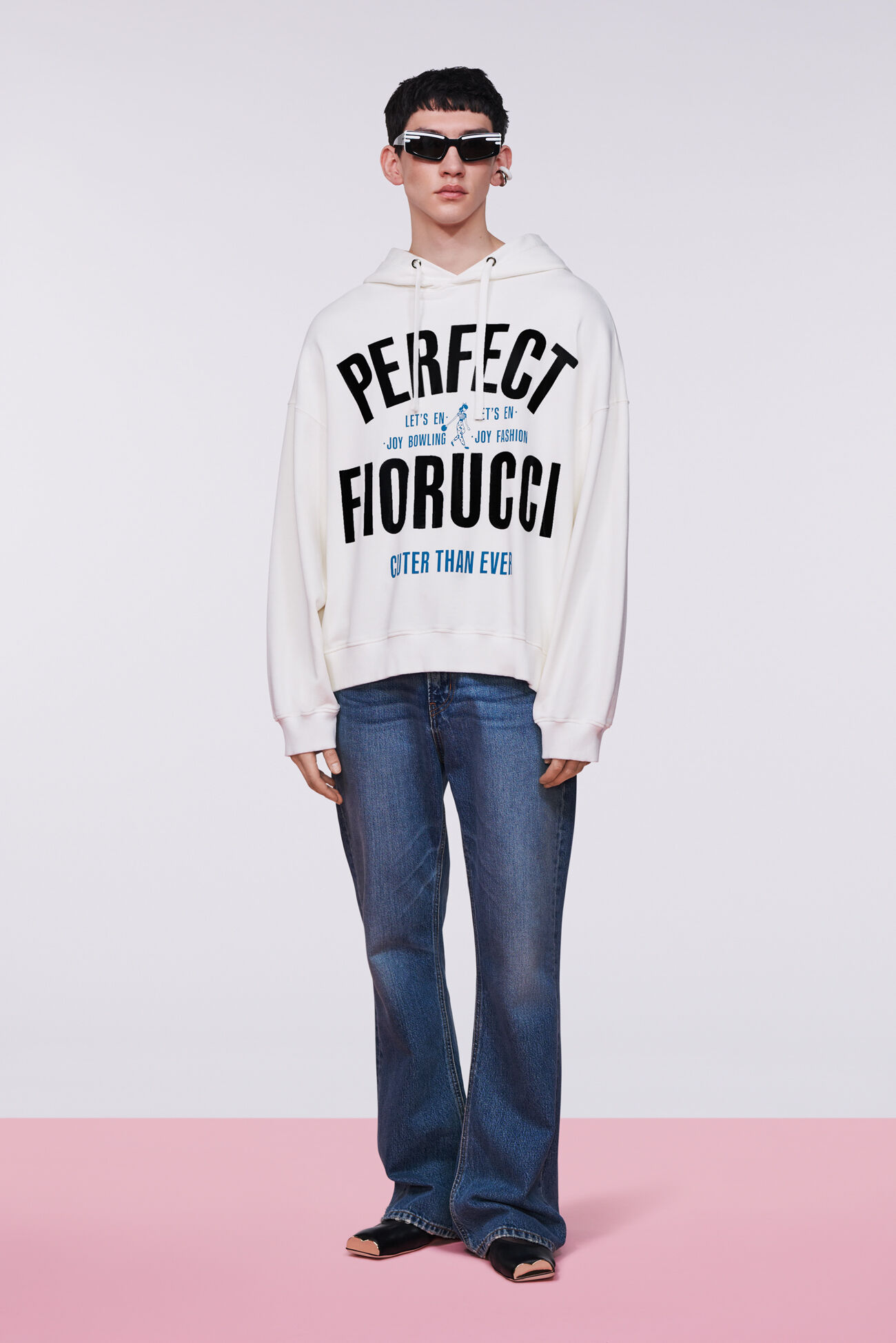 Perfect Fiorucci Hoodie White