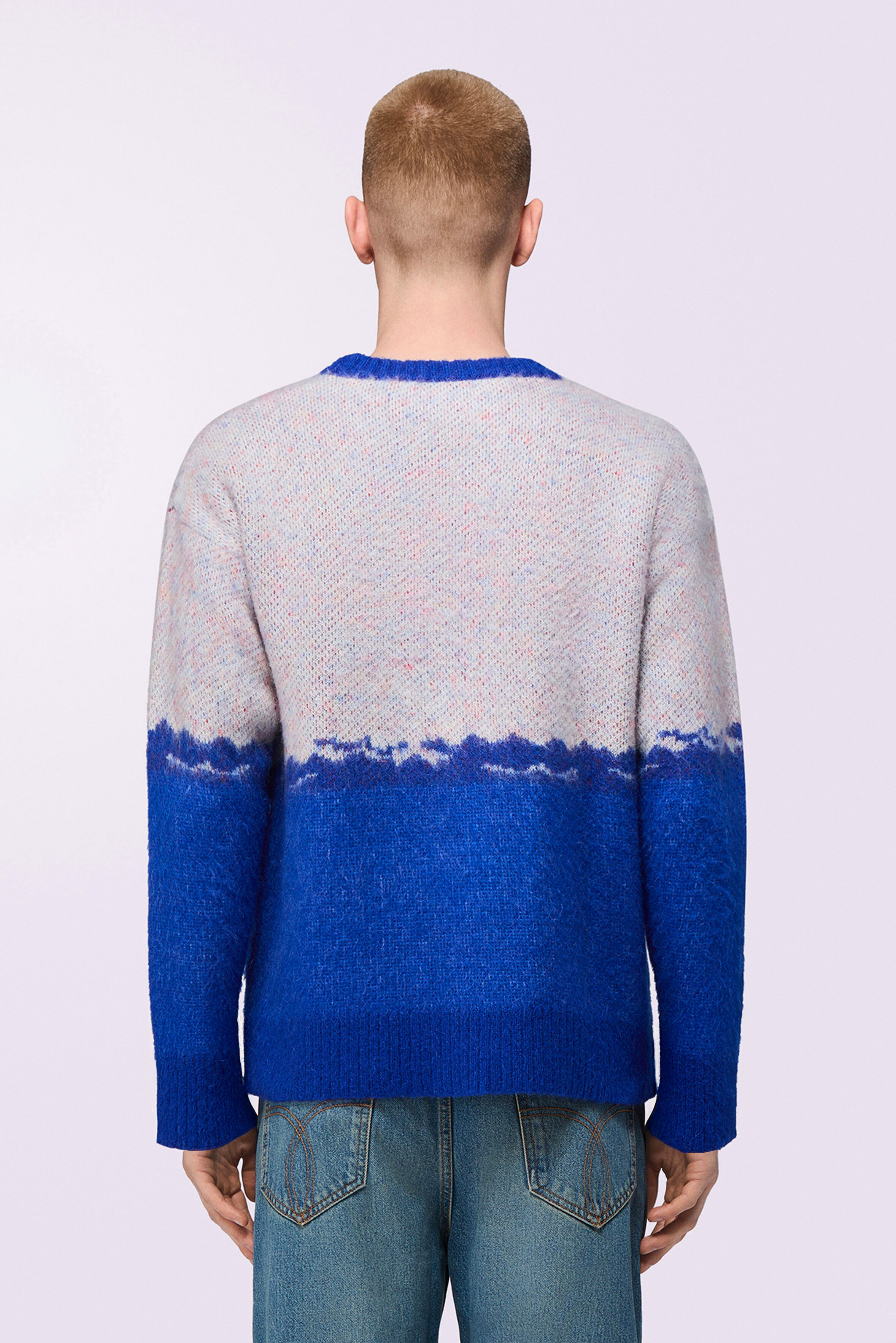 Windsurfing Mohair Jumper Blue