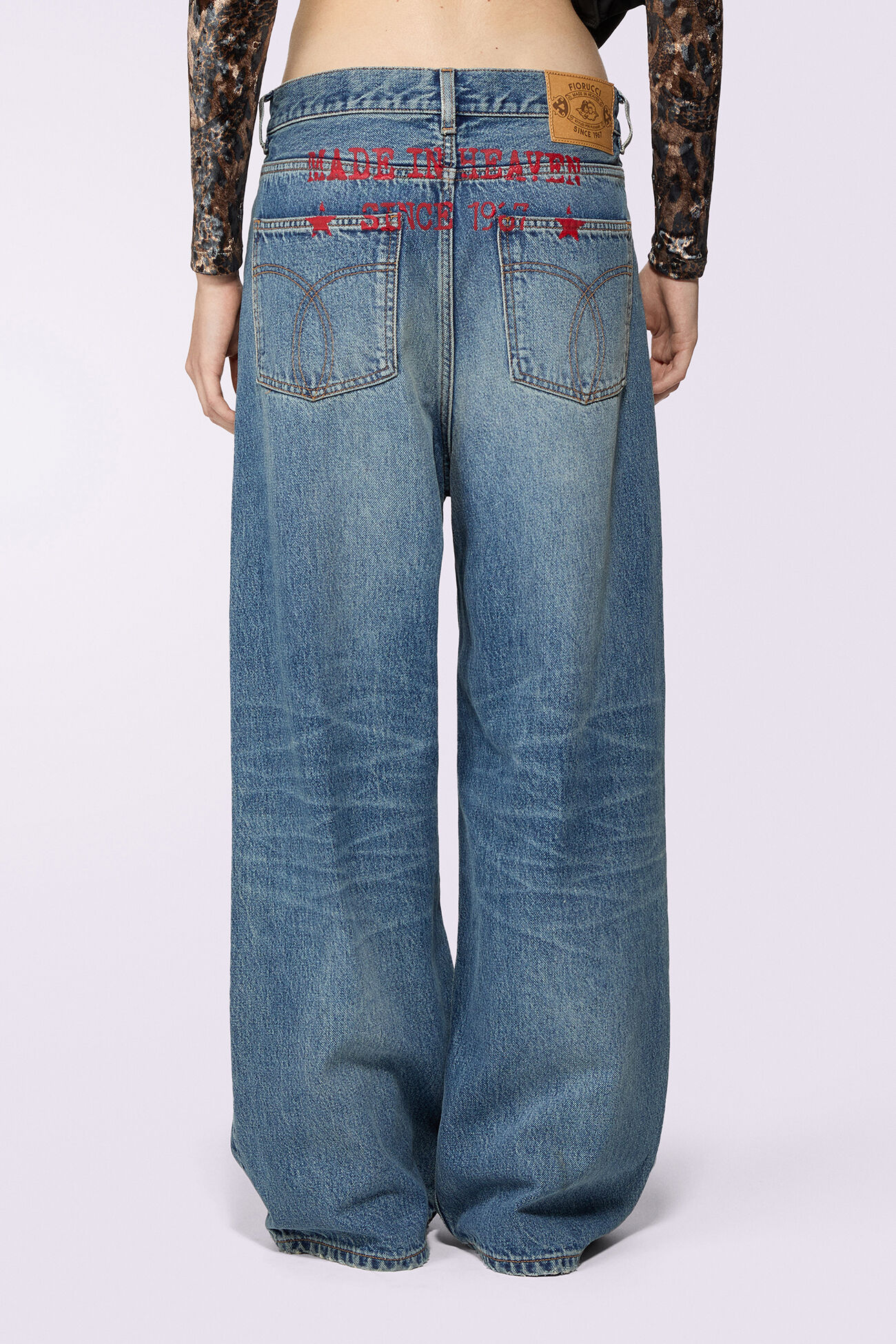 Made In Heaven Baggy Jeans Mid Blue