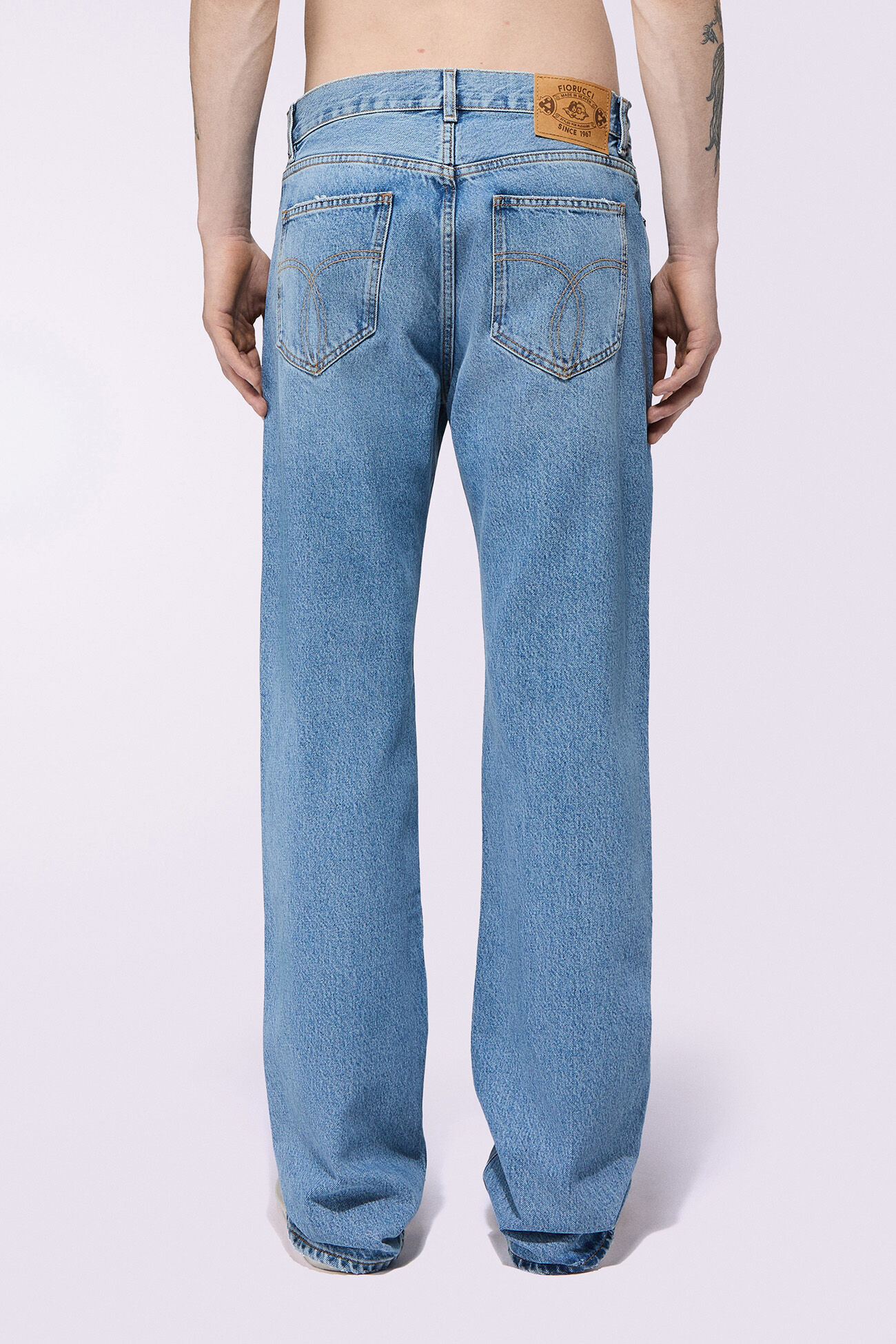Straight Fit Jeans Light Blue