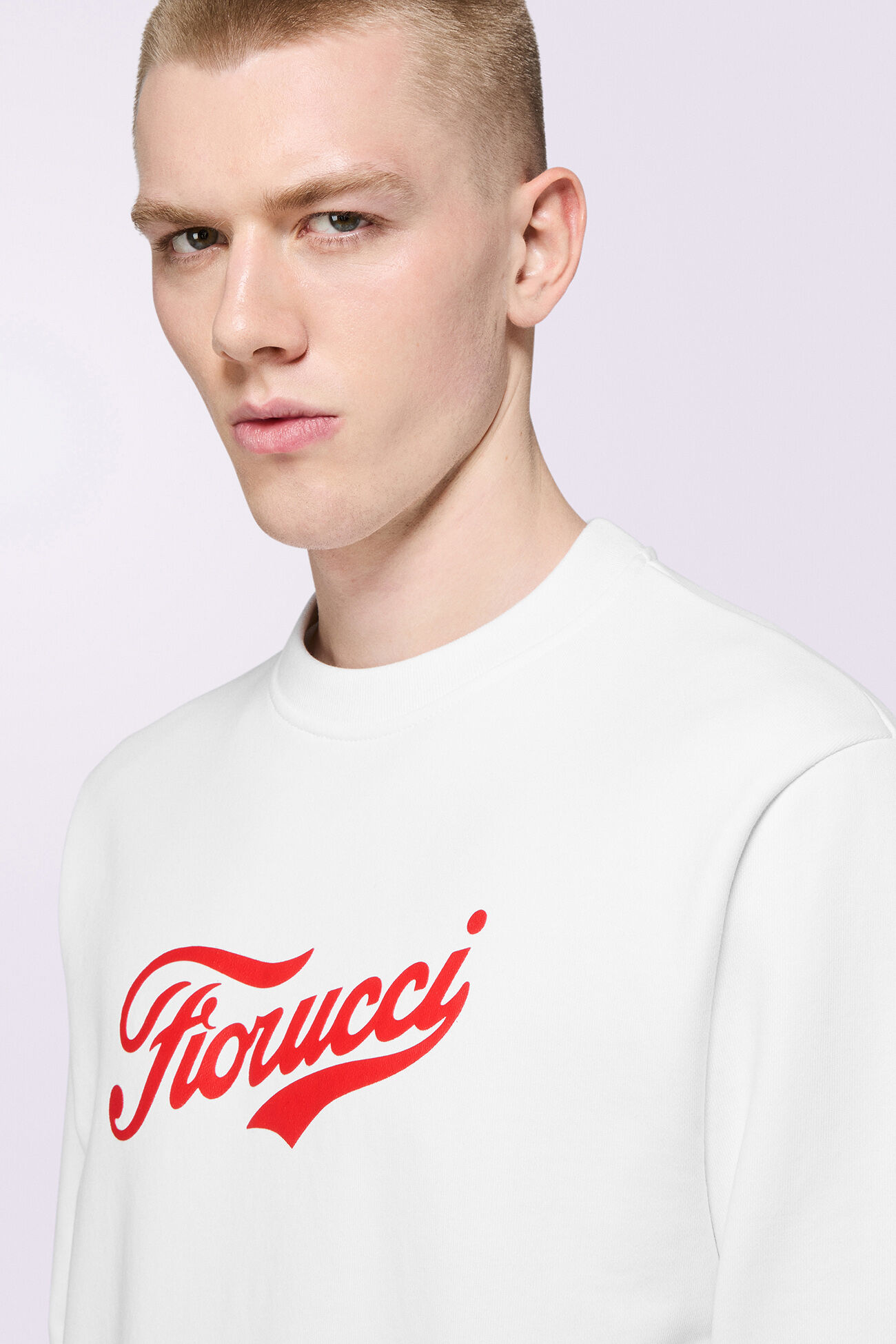 Varsity Logo Regular Sweatshirt White