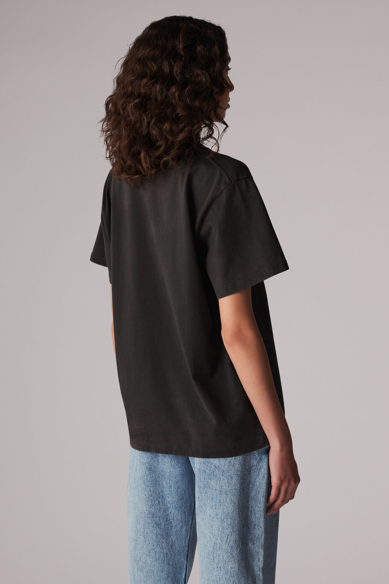 Logo Girls Graphic T-Shirt Black