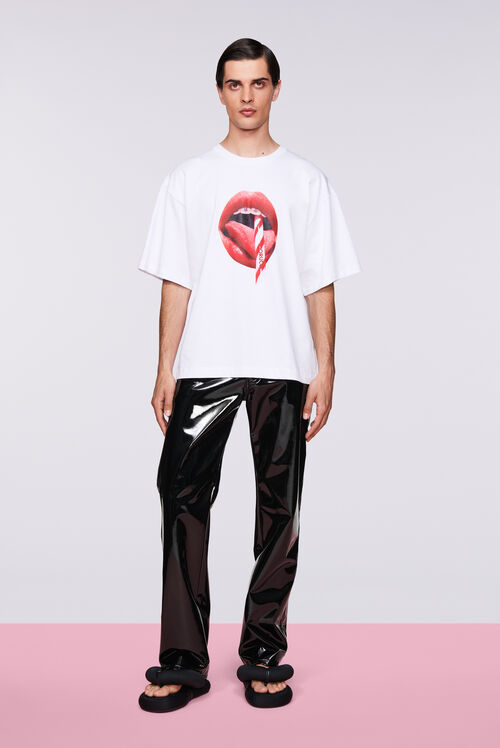 Mouth Graphic T-Shirt White