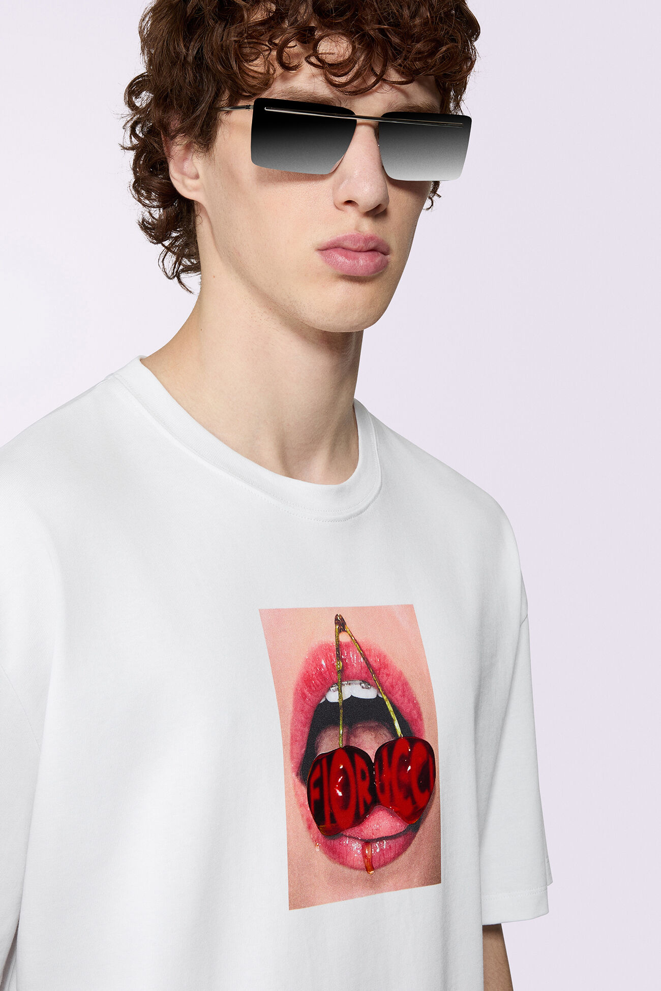 Cherry Mouth T-Shirt White