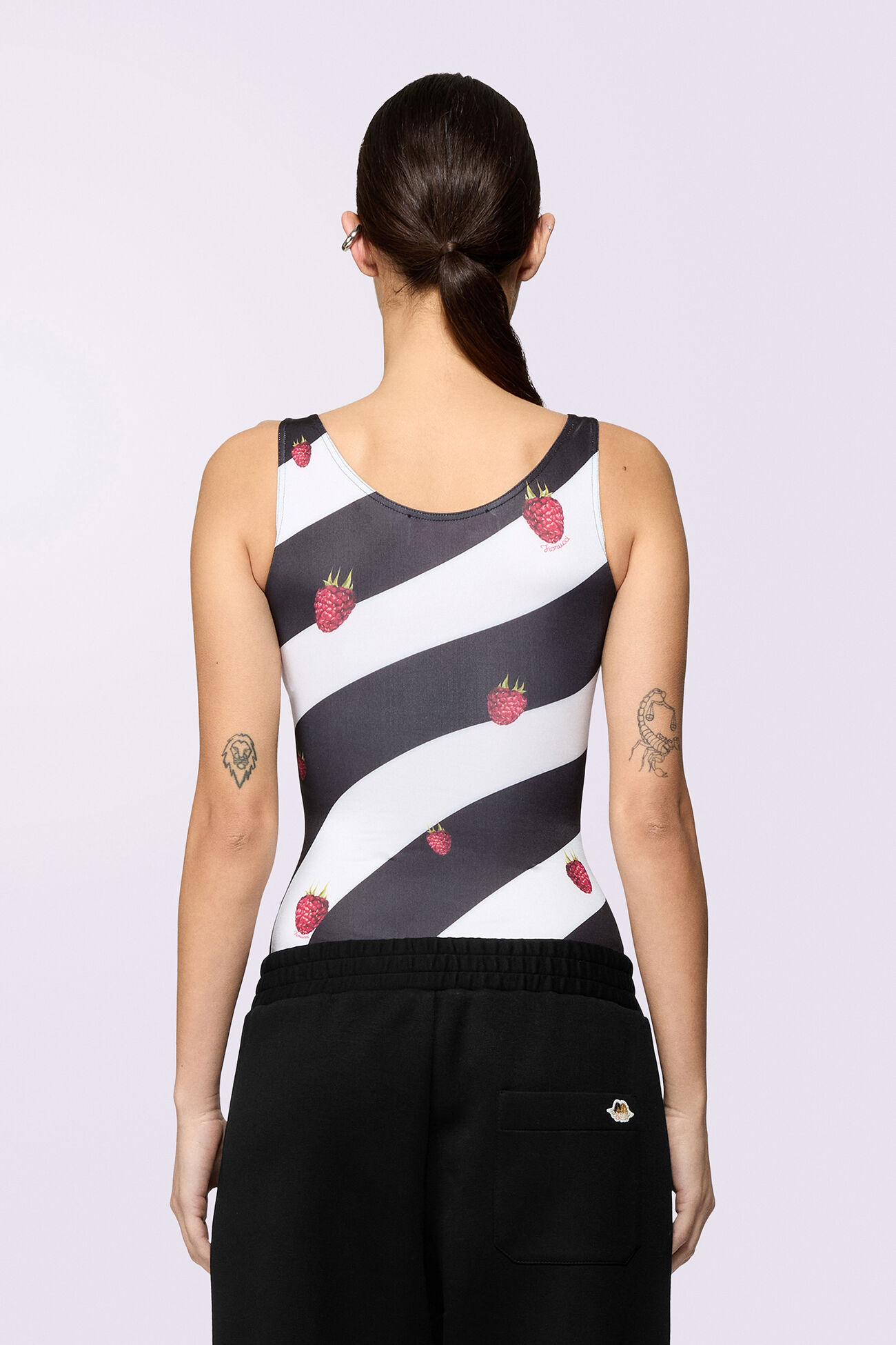 Raspberry Print Bodysuit Multi